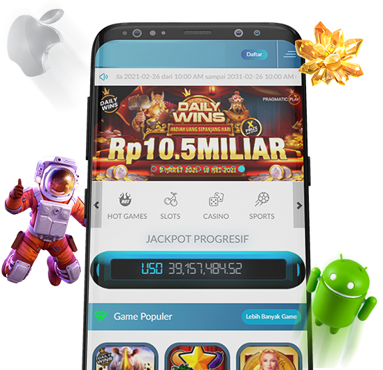 Tampilan platform MATAHITAM melalui perangkat mobile